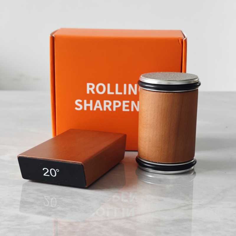 Rolling Knife Sharpener滚动磨刀器工具石钨钢圆柱多角度磨刀石