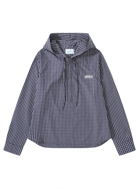YS MERCH 格纹套头衬衫