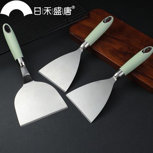 不锈钢煎铲煎饼果子工具刮子料理铲烙饼压饼铁板烧煎鸡蛋煎饼铲子