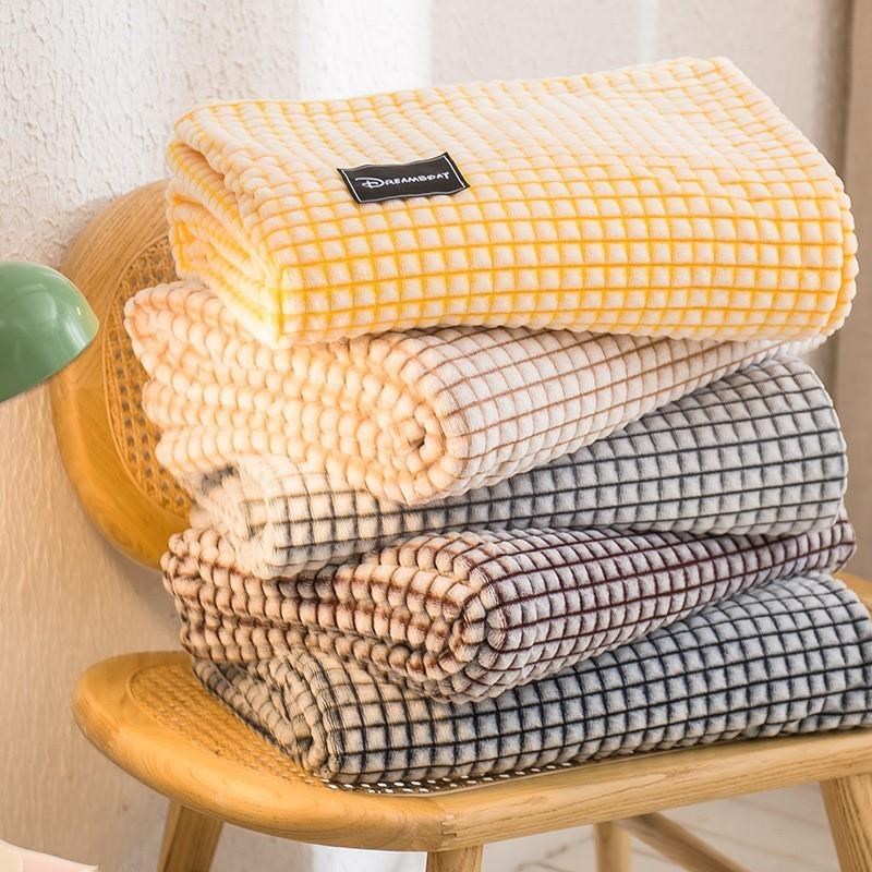 学生宿舍专用毛毯冬天沙发毯高级感午睡毯子床上用单人绒毯办公室