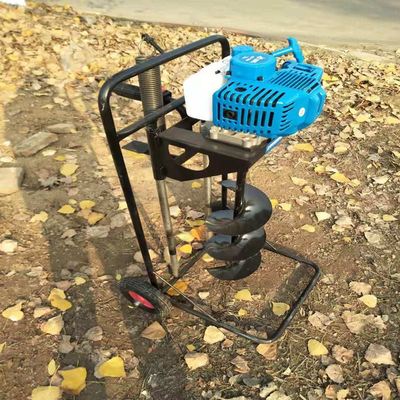 小型地面打洞钻孔机 山地丘陵栽树挖坑机 农用翻土果园园林地钻机