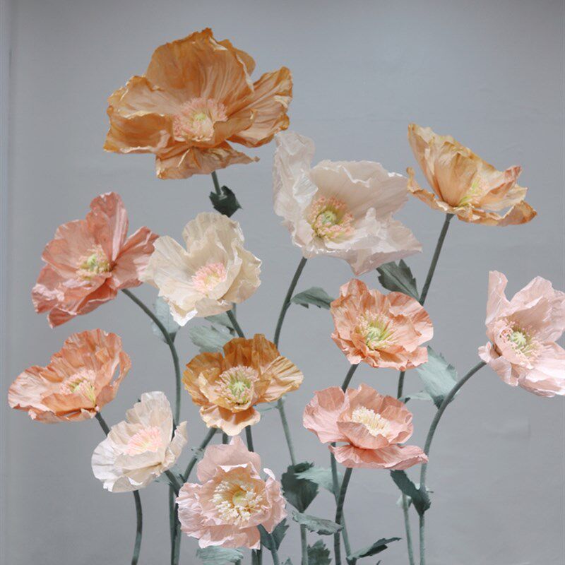 纸艺巨型大花婚礼活动布置装饰道具网红打卡摄影拍照道具商场美陈