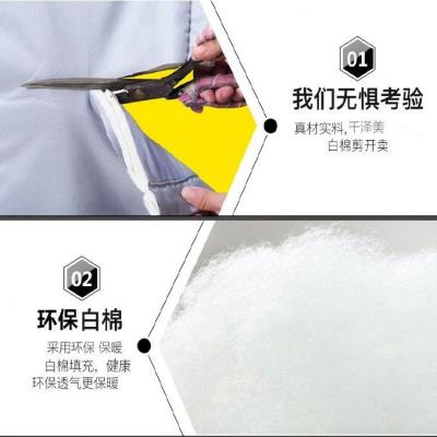 商场挂帘棉门帘加厚棉布防寒冬天卧室家用门窗帘温室隔音棉帘布料