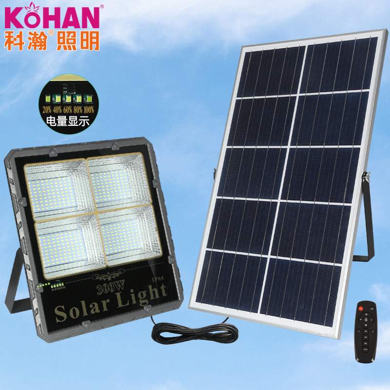 太阳能灯新款户外庭院灯家用新农村室内外泛光壁灯照明防水投光灯