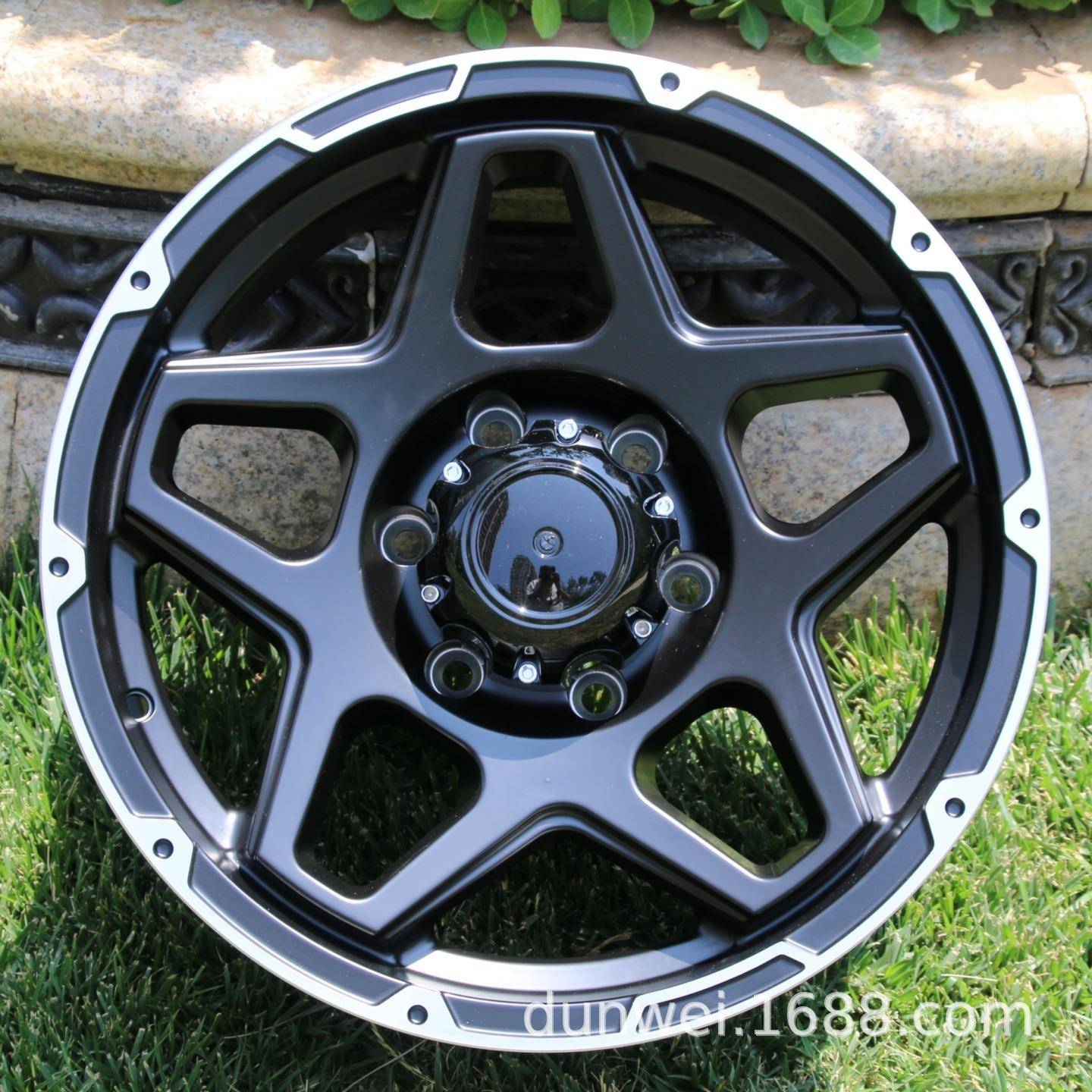 适用帕杰罗北汽212方程豹BJ40游奇侠坦克300霸道烈马17寸越野轮毂