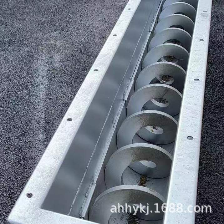 按需制造不锈钢绞龙输料机 管式U型无轴输送机双轴螺旋输送机