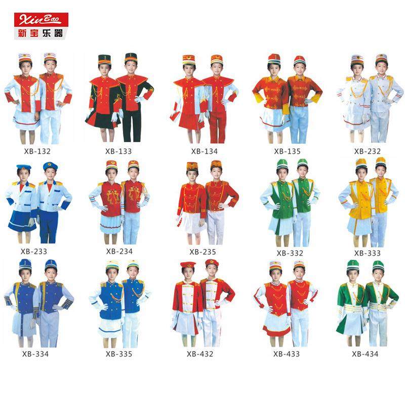 新宝乐器军鼓服鼓号服仪仗服仪仗乐队服指挥服军乐队服装
