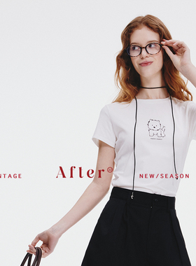 After22puppy小狗西高地印花T恤