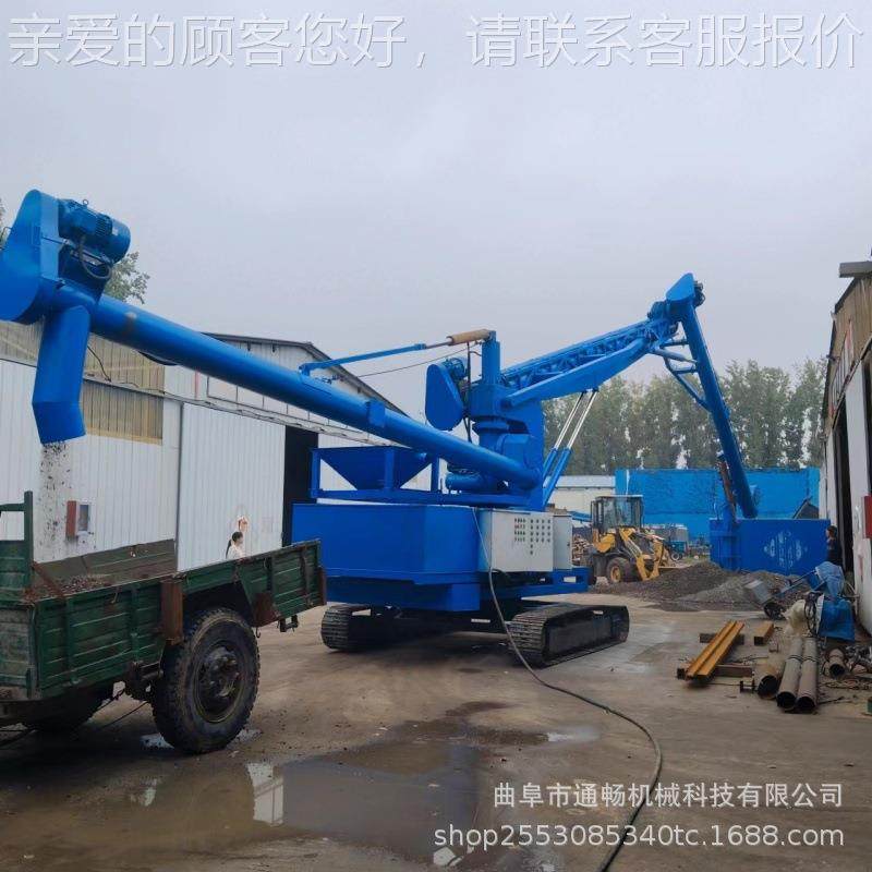 地水OSS泥粉 煤抽灰螺旋装车机 150库吨大蛟灰龙螺旋装灰卸船机,搬运/仓储/物流设备,输送机,淘宝优惠券,粉丝福利购,淘宝优惠卷