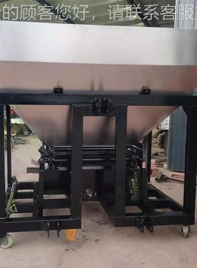 新款双牵盘不锈钢撒肥机50马力车带施的撒粪车农用引单式肥机HZH