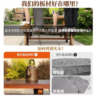 定制吧台长桌纯实木书桌桌面台面板木头原木茶吧阳台家用桌子木板