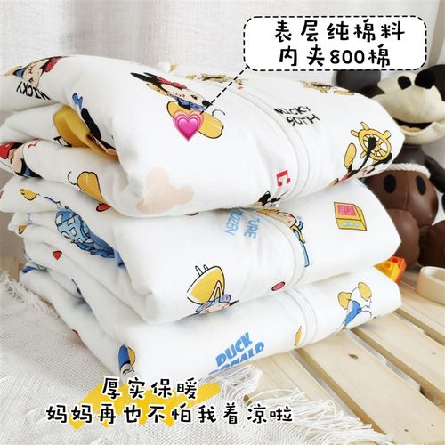 儿童保暖睡袋防踢秋冬男女童连体睡衣加厚纯棉宝宝防着凉分腿夹棉