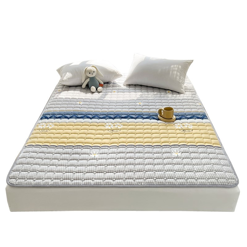 可机洗床垫家用大豆纤维防滑床护垫1米8可折叠床褥子薄款1米5夏季