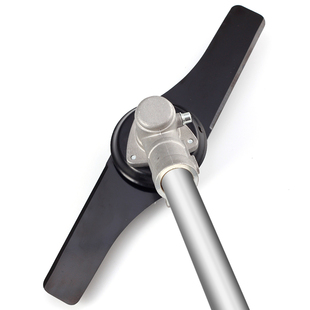 割草机刀片除草合金白钢锯片弧形带齿直刀割灌机割草刀片园林配件