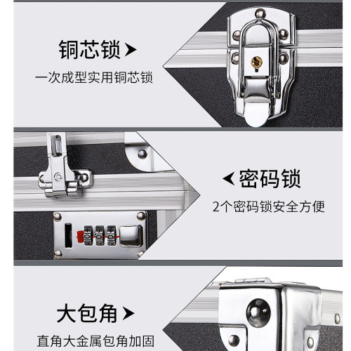 铝合金二胡盒子琴盒京胡盒板胡盒精制乐器箱子配件箱包收纳2把装