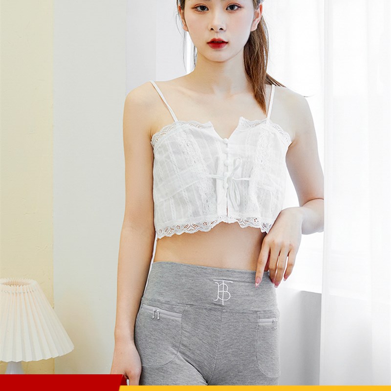 纯棉带口袋安全裤女防走光春夏薄款大码高腰收腹紧身打底保险短裤
