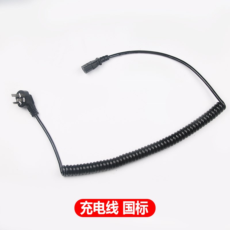 中力合力电动叉车充电线弹簧线配件叉车电源线国标线英标线充电线
