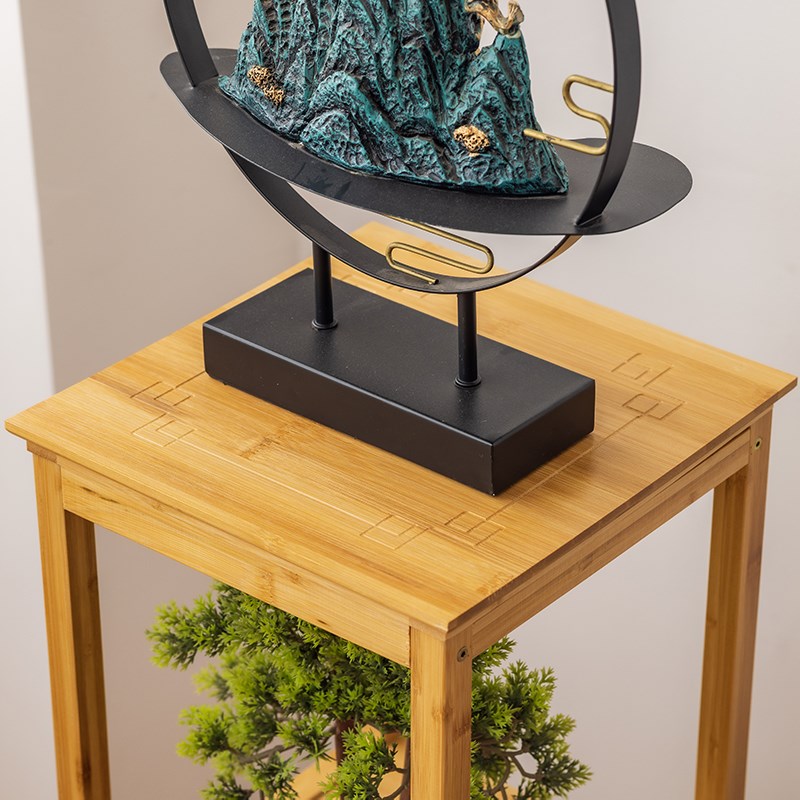 花架置物架阳台落地式室内客厅装饰摆件花台实木多层多肉花盆架子