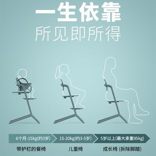 Cybex餐椅Lemo2宝宝餐椅婴幼儿童成长椅多功能调节儿童餐椅可拆卸