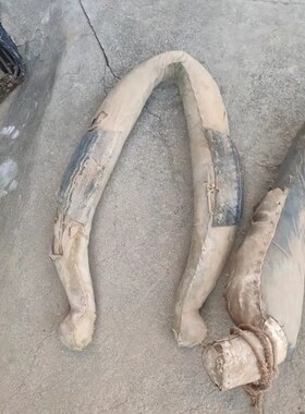 民俗老物件老马套包子农耕牲口马具旧农具马脖子套驴套牛套农村