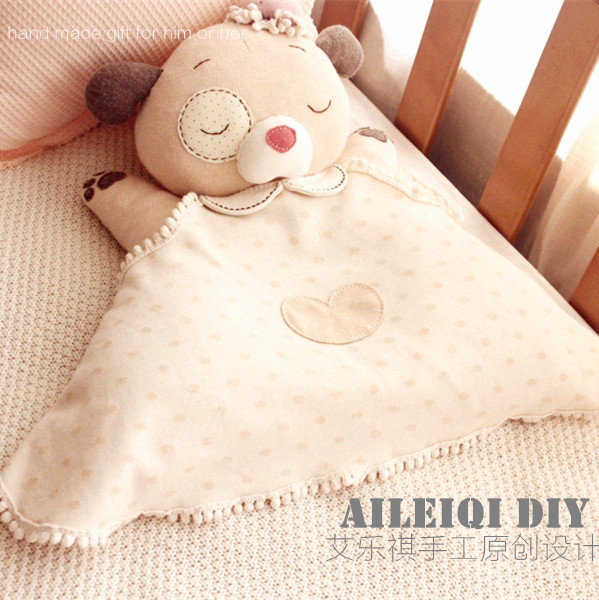 艾乐祺手工狗宝宝新生婴儿抱枕头防纠正偏头宝宝定型枕diy材料包