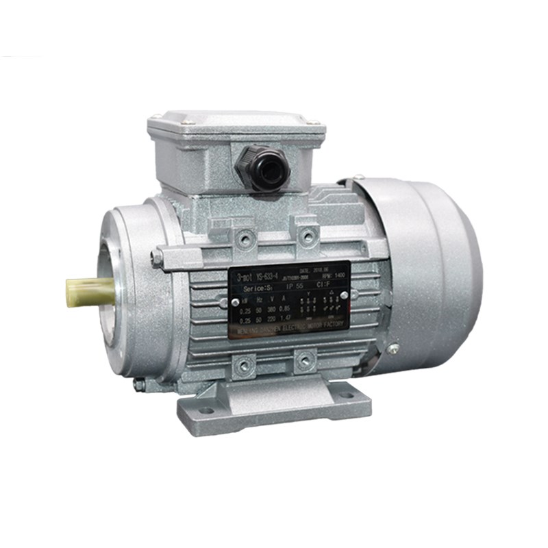 YS7132 750W三相异步电动机铝壳电机14轴2800转380V铜线0.75kw