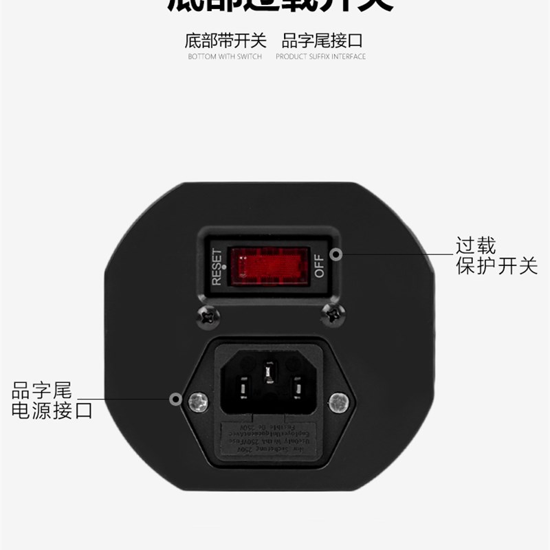 贝桥BG700电动升降桌面嵌入式插座中岛台厨房防水溅隐藏式插座