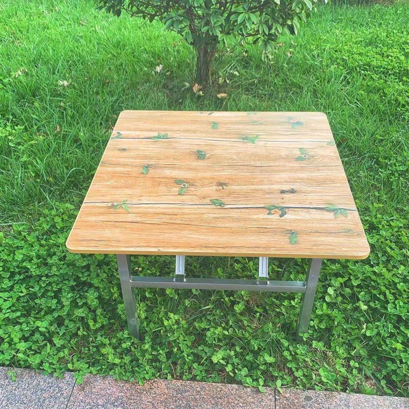 折叠桌家用餐桌吃饭桌简易四人饭桌小方桌便携户外摆摊正方形桌子