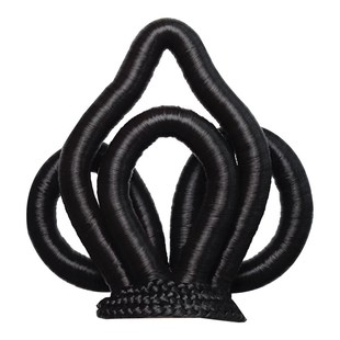 唐风汉服敦煌舞蹈飞天仙女假发髻圣母光圈头饰演出发饰品古风发包