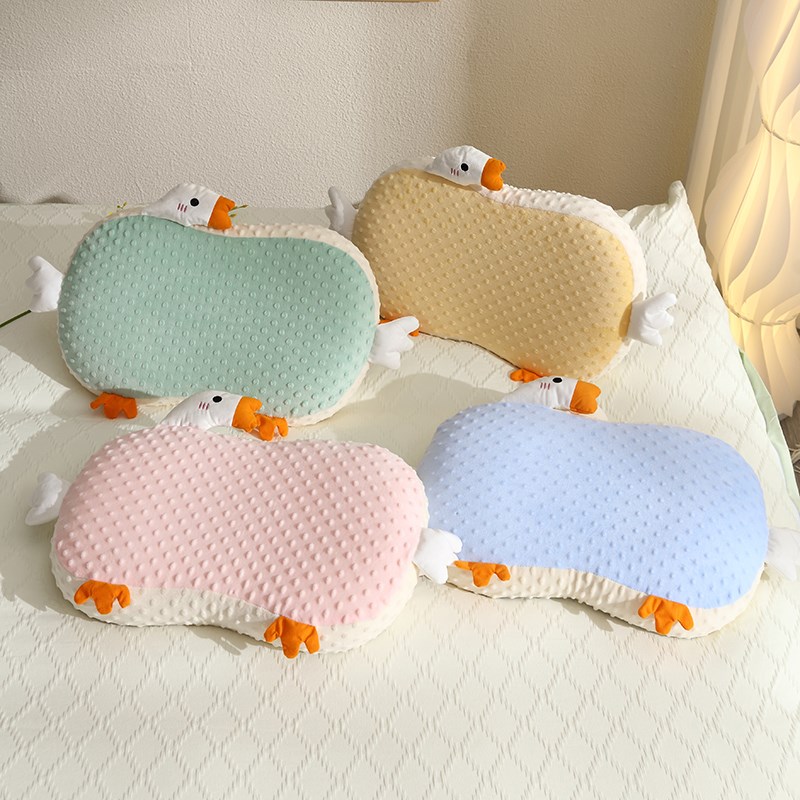 儿童枕头秋冬卡通记忆枕0-1岁宝宝3-6-9幼儿园学生午休枕四季通用