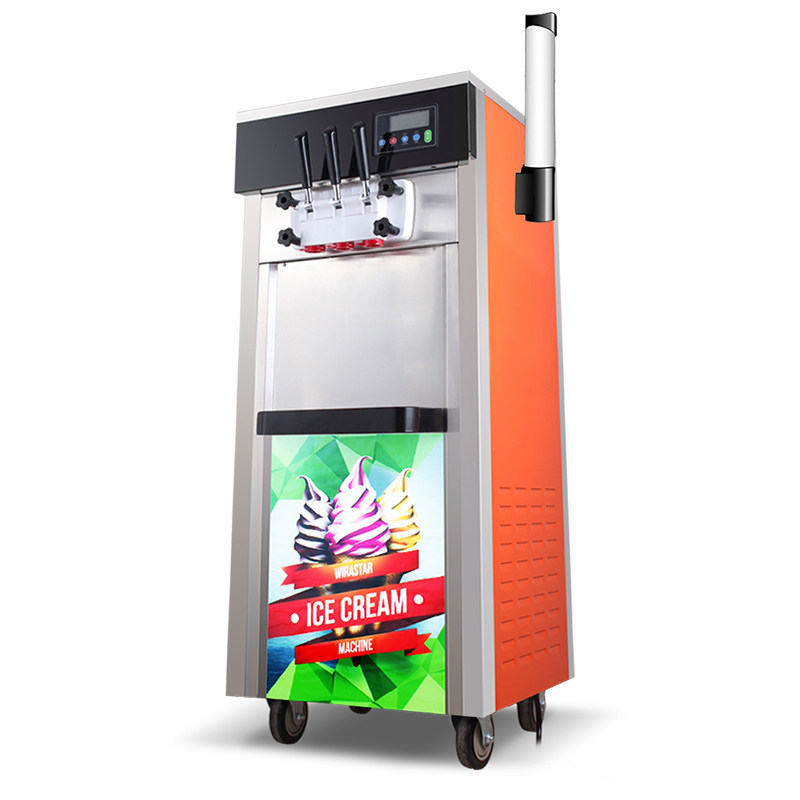 冰淇淋机 商用雪糕机立式全自动甜筒软质冰激凌机器