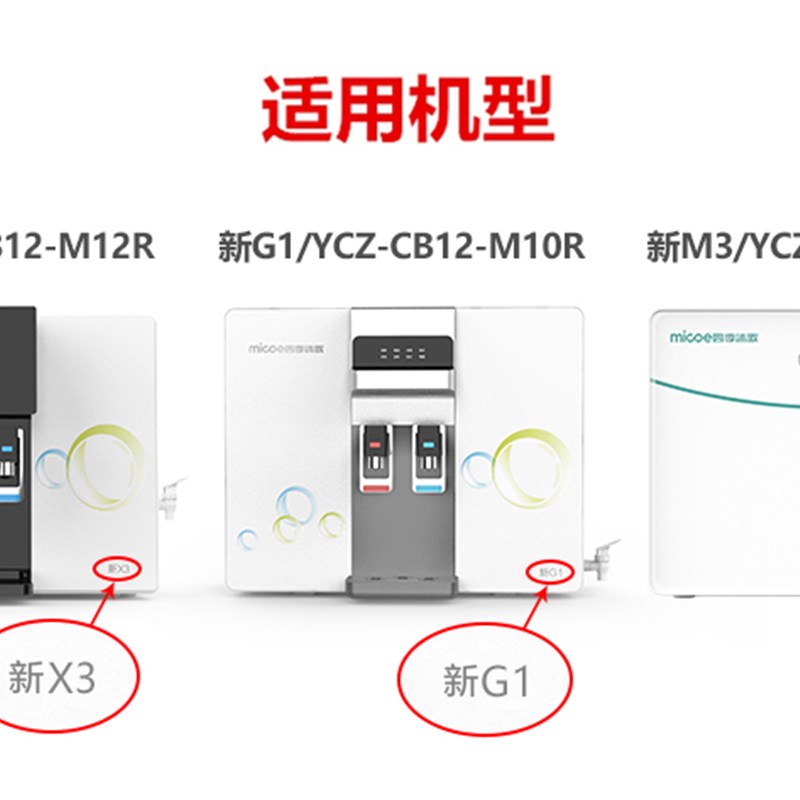 四季沐歌净水器滤芯新M6/M3/新G1/新X3净水机滤芯过滤芯五级套装