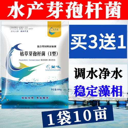 芽孢杆菌水产养殖调水改底鱼虾蟹塘降亚硝酸盐水产菌种芽孢杆菌