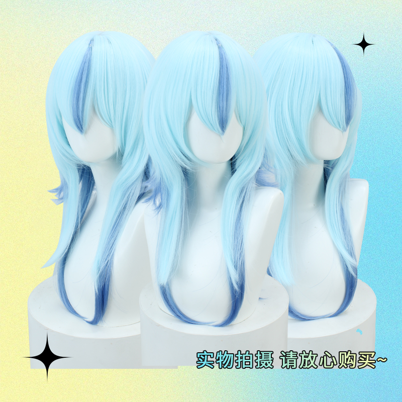 鸣潮守岸人cos假发仿真头皮顶