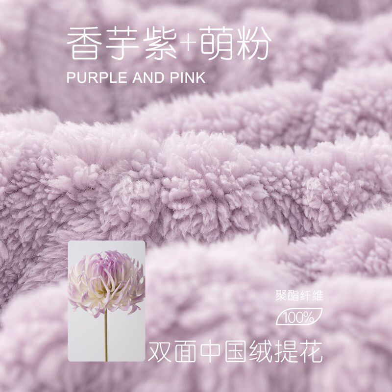 玛伦萨双面绒睡袍女冬新款翻领开衫加绒加厚中长款保暖浴袍家居服