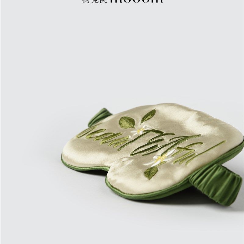 mooom满觉陇真丝眼罩22姆米遮光睡眠护眼眼罩礼品生日礼物