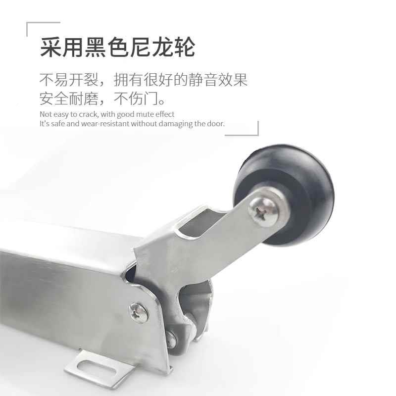 冷藏库全埋门1230外开闭门器不锈钢液压缓冲静音自动关门器复位门