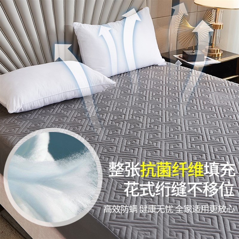 薄棕垫乳胶垫5/10cm床垫套纯棉夹棉床笠单件防滑席梦思保护套1.8m