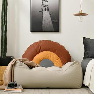 读书角沙发布置家庭儿童阅读区懒人沙发客厅卧室单人阳台休闲躺H&