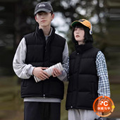 冬季 新款 宽松棉服情侣装 啄木鸟棉马甲男女款 无袖 保暖背心立领棉衣