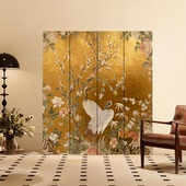 2026新款 实木家用入户屏风客厅玄关卧室折叠移动隔断办公室挡板