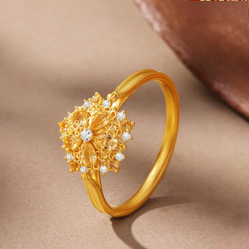 「原创首发」橙光黄金色戒指