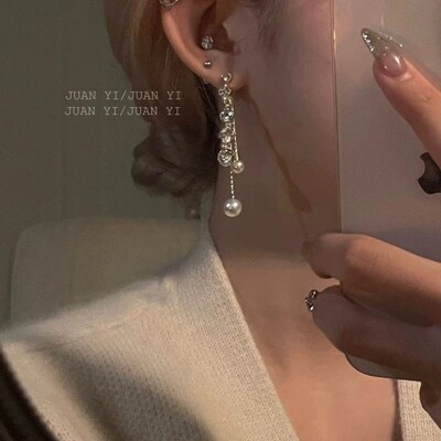 「名媛赴会」纯银耳钉珍珠耳环女