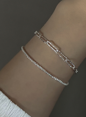 波光粼粼手链女时尚简约小众ins