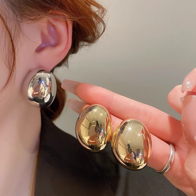 纯银耳钉法式金色夸张耳环女2025新款爆款轻奢高级小众设计感耳饰,饰品/流行首饰/时尚饰品新,耳环,淘宝优惠券,粉丝福利购,淘宝优惠卷