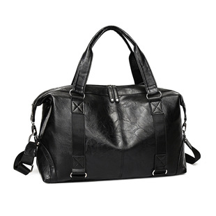 休闲斜挎旅行包皮大容量行李包男包 时尚 现货pu男士 手提包韩版