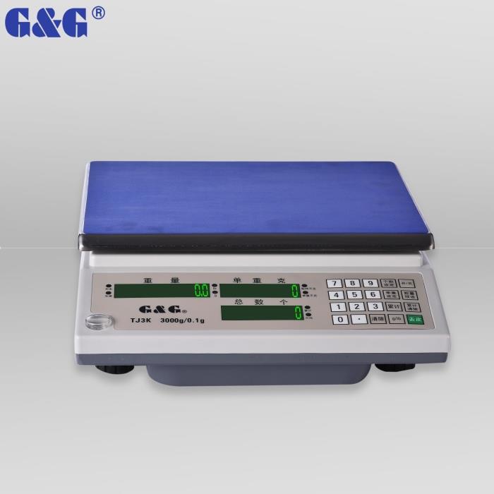 电子天平TJ3kg/0.1g6kg/0.2g15kg/0.5g30kg/1g配RS232