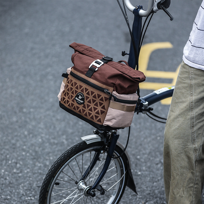 犀牛漫步小布折叠自行车车头包brompton猪鼻包前置物包前骑行装备