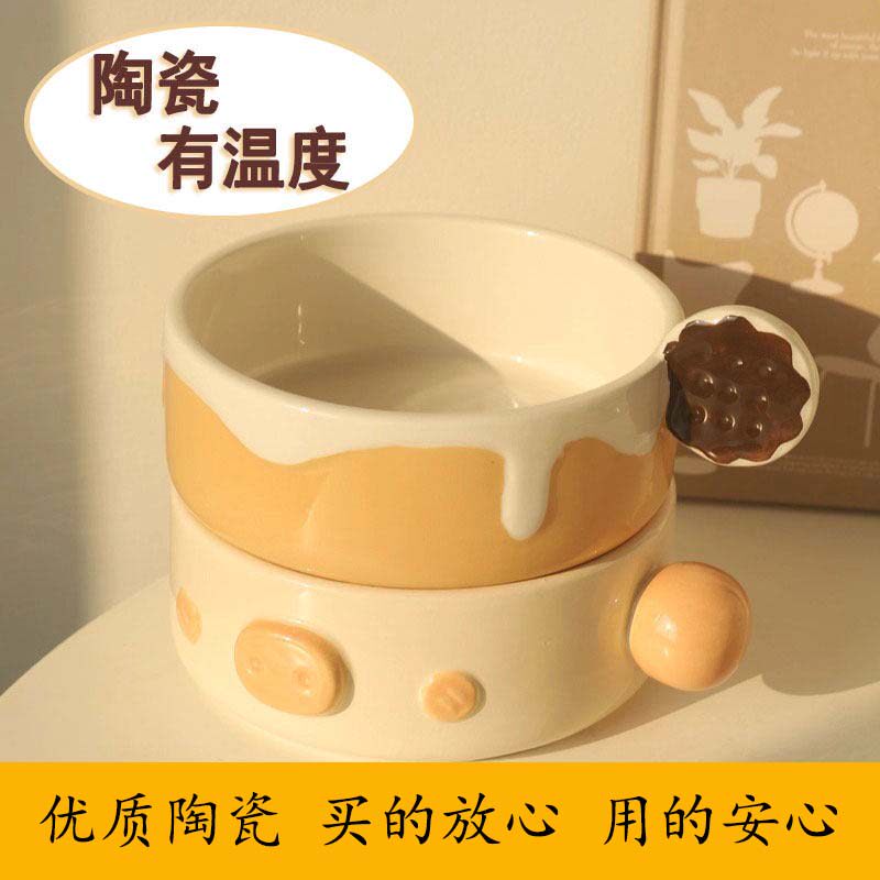 优质陶瓷狗狗碗猫食盆猫咪水碗