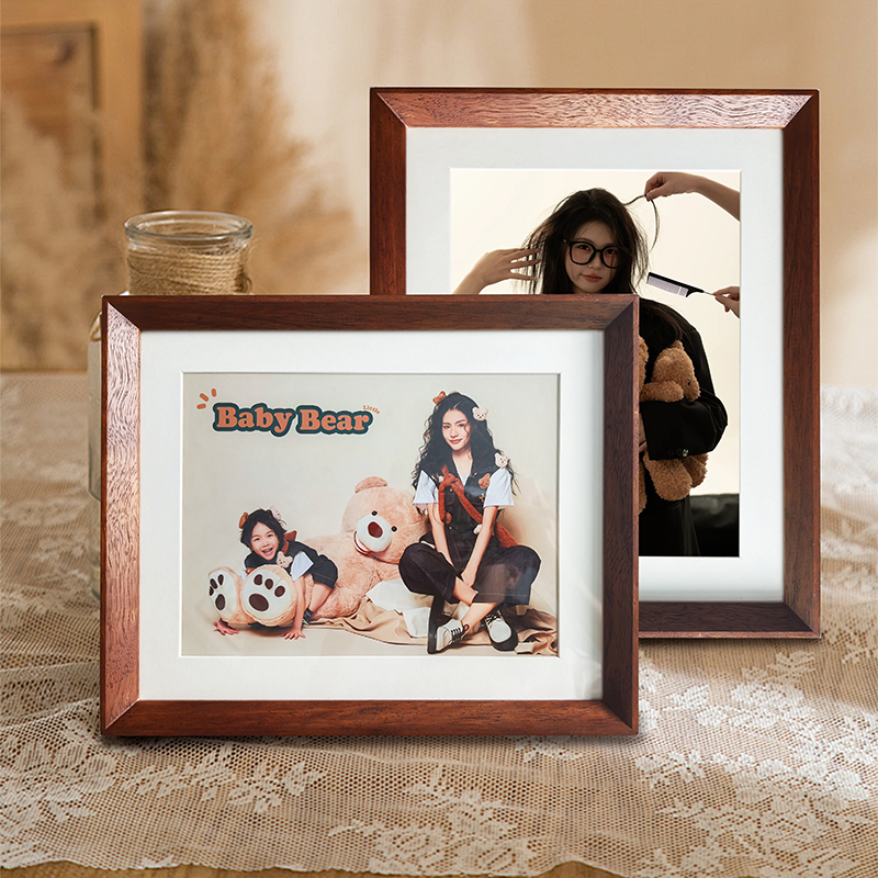 舒彩集实木质感相框定制